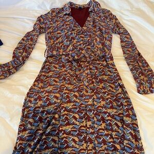 Brooks Brothers faux wrap dress